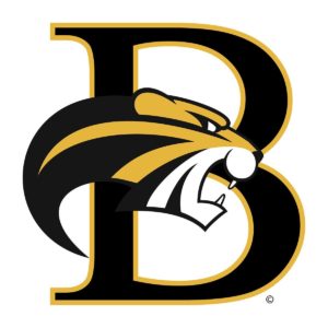 Brenau Athletics logo with tiger head and "B"